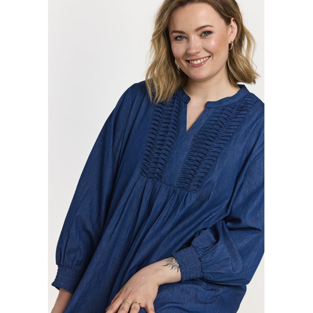 Gozzip Woman GEmilia Denim Tunic Tunic Denim Blue