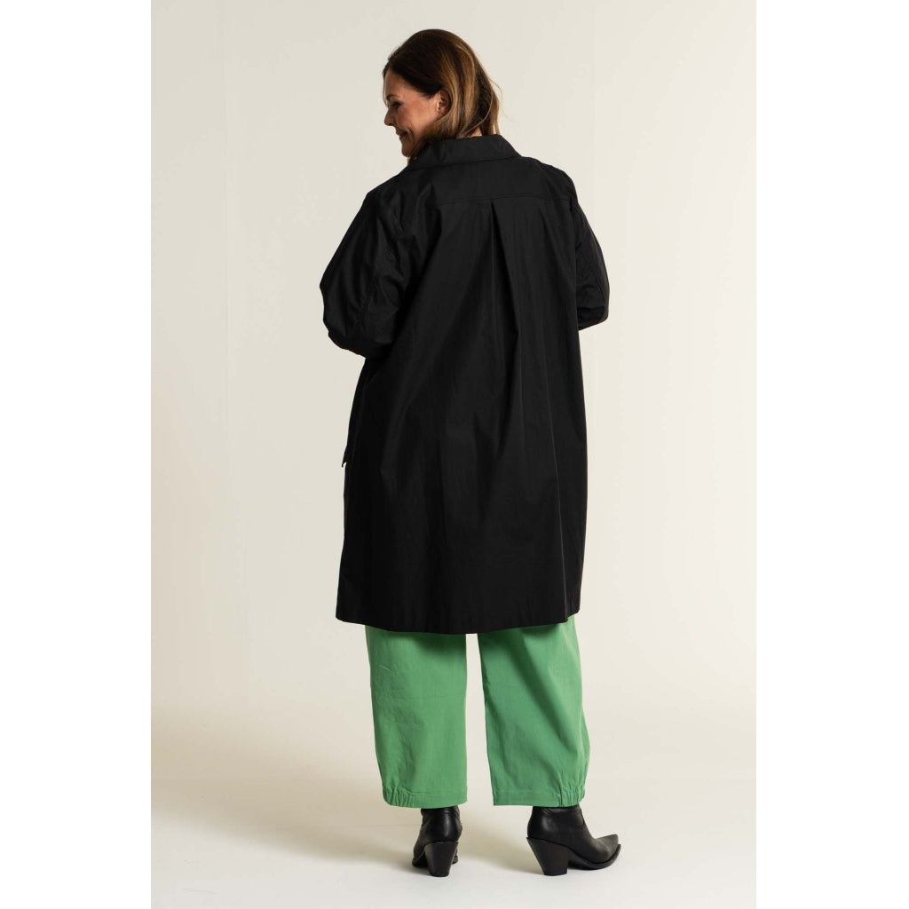 Gozzip Woman Beatrice Trenchcoat - FLERE FARVER Coat Black