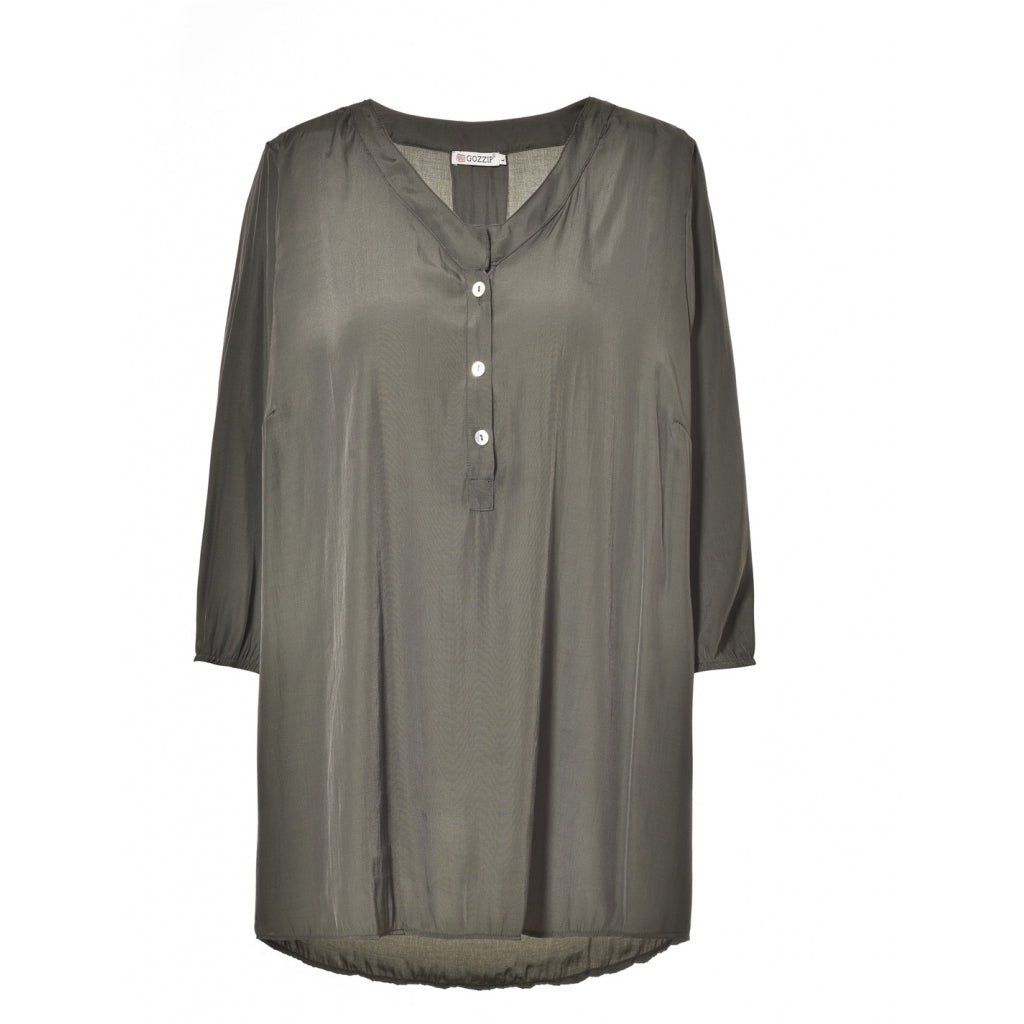Gozzip Woman Blouse Blouse Army Green
