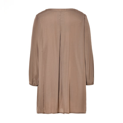 Gozzip Woman Blouse Blouse Camel