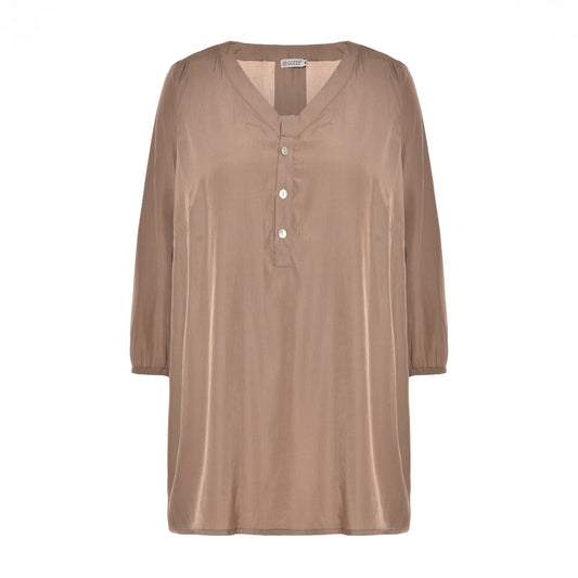 Gozzip Woman Blouse Blouse Camel