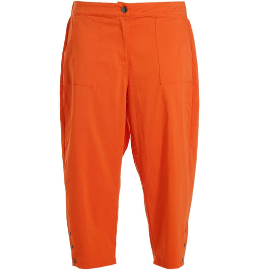 Gozzip Woman Clara Loose capri pants Loose Pant 44 Orange