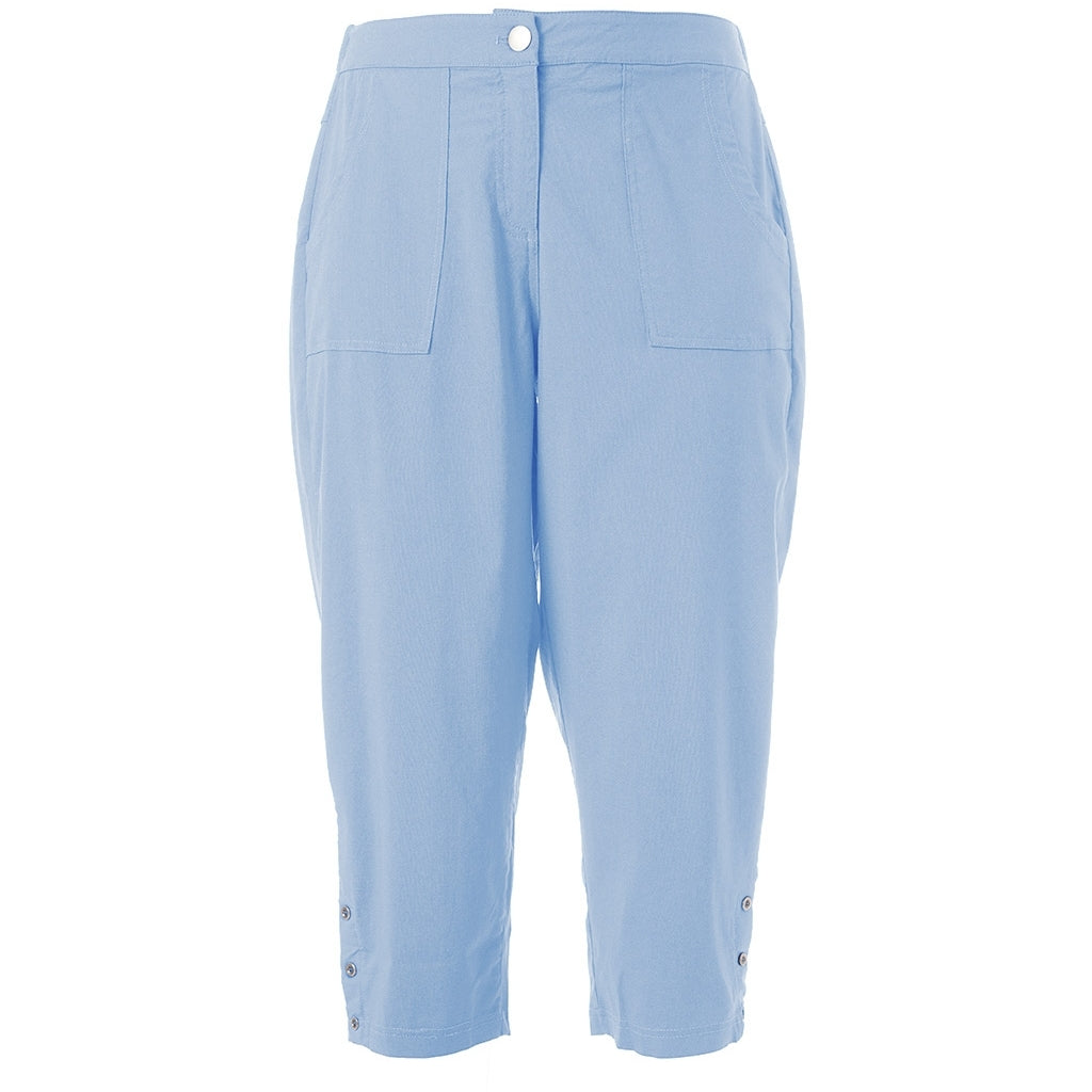 Gozzip Woman Clara Loose capri pants Loose Pant light Blue