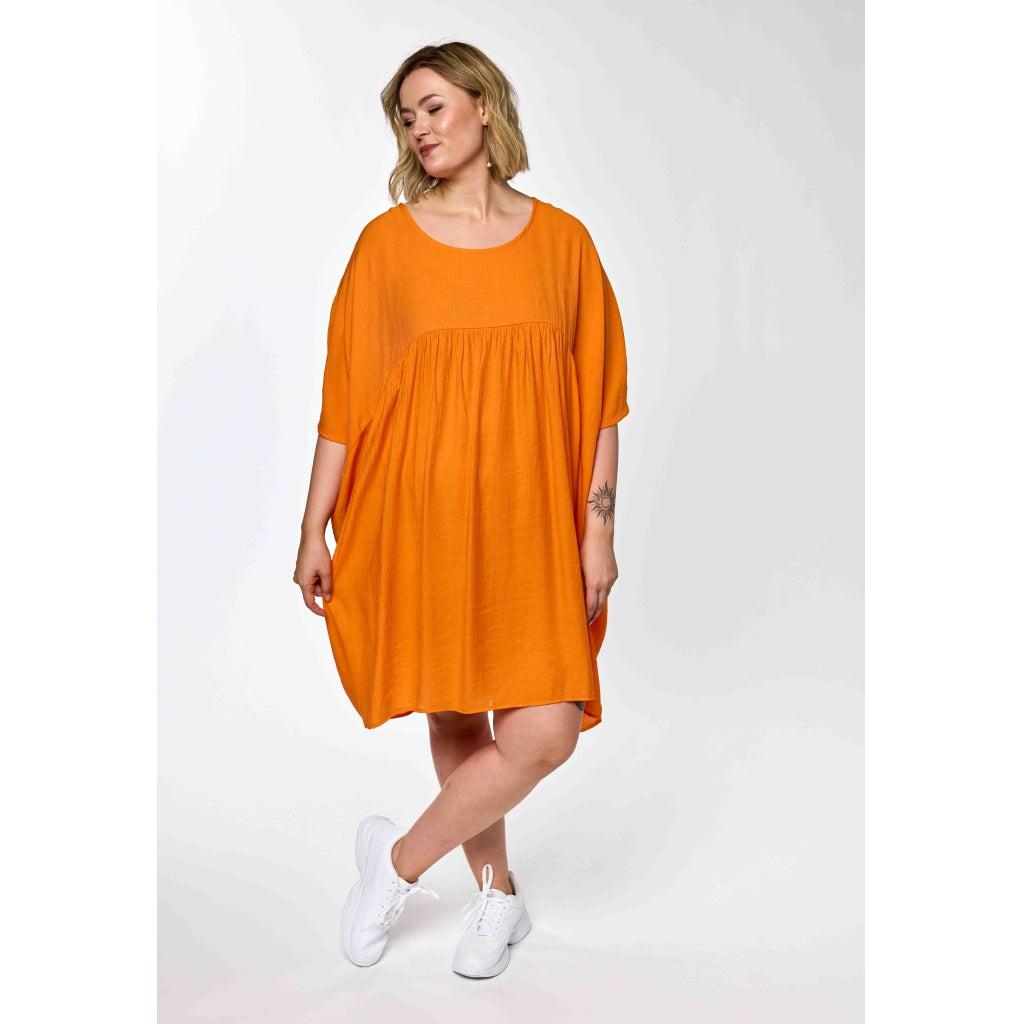 Gozzip Woman GAndrea Oversized Tunic Oversize Tunic Orange