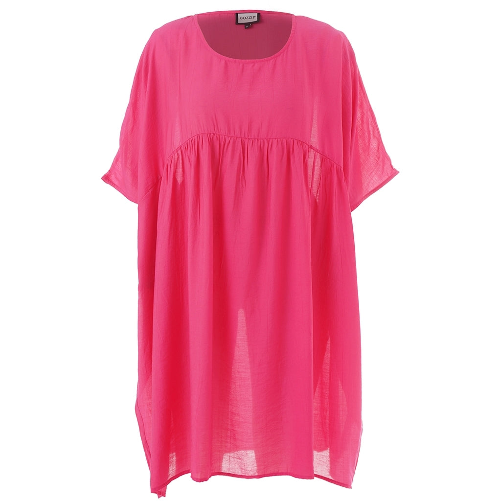 Gozzip Woman GAndrea Oversized Tunic Oversize Tunic Pink