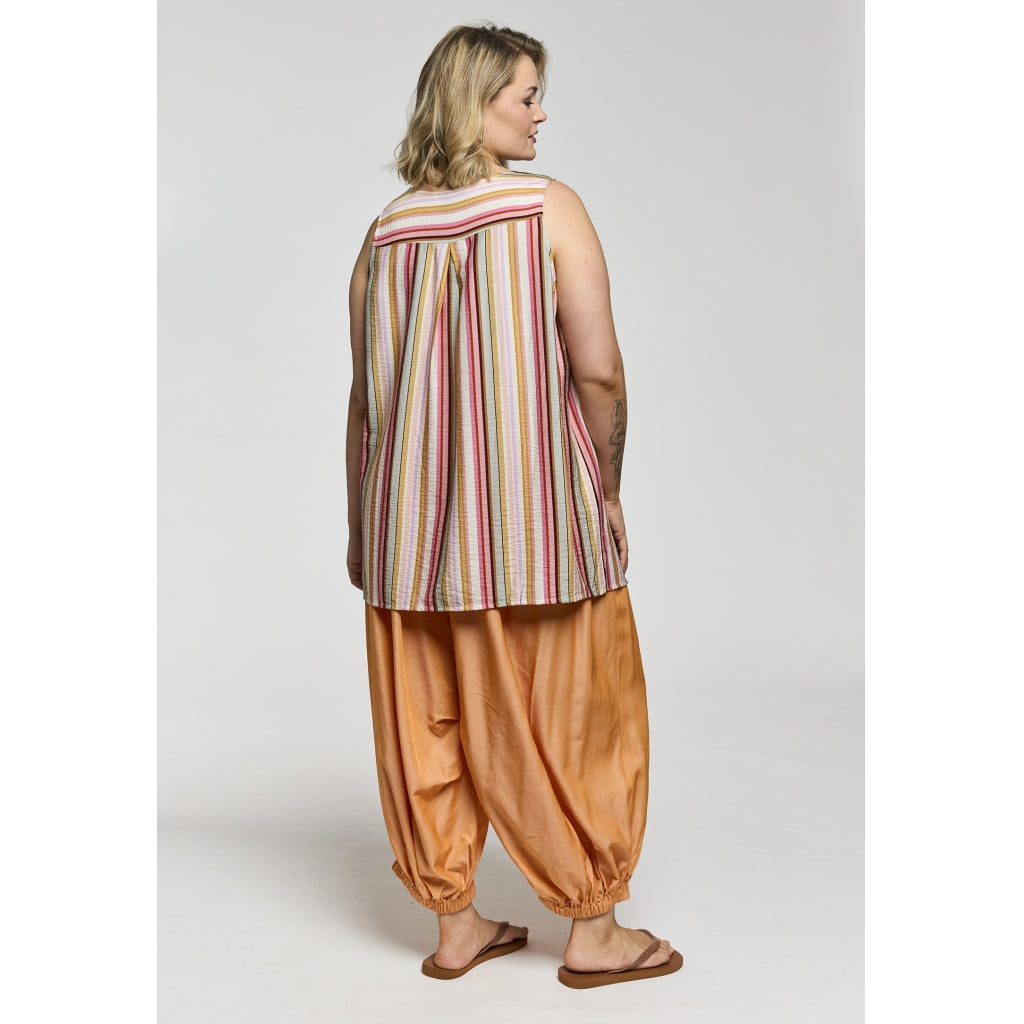Gozzip Woman GBeata Top Top Pink Stripes
