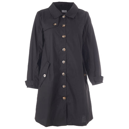 Gozzip Woman GBeatrice Trenchcoat Jacket Black