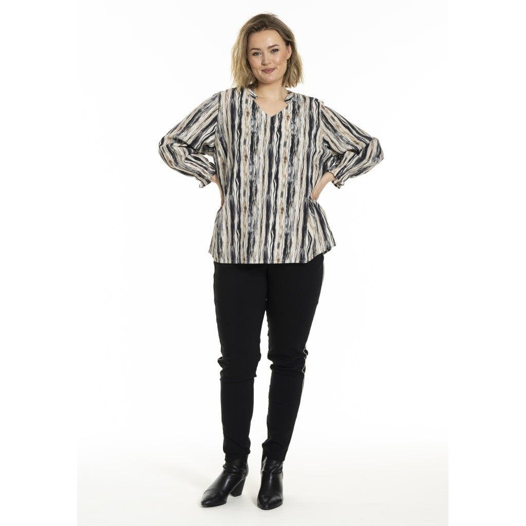 Gozzip Woman GBerit Blouse Blouse Navy stripe