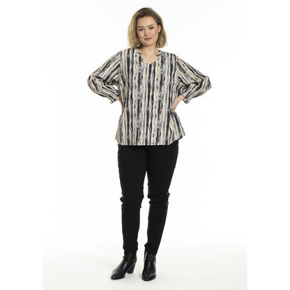 Gozzip Woman GBerit Blouse Blouse Navy stripe
