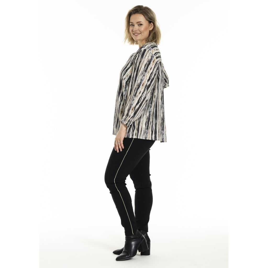Gozzip Woman GBerit Blouse Blouse Navy stripe