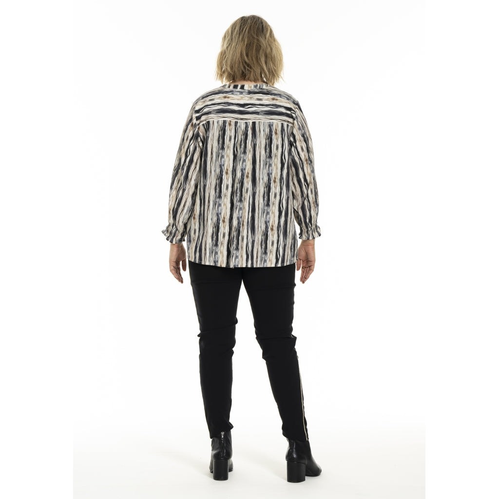 Gozzip Woman GBerit Blouse Blouse Navy stripe