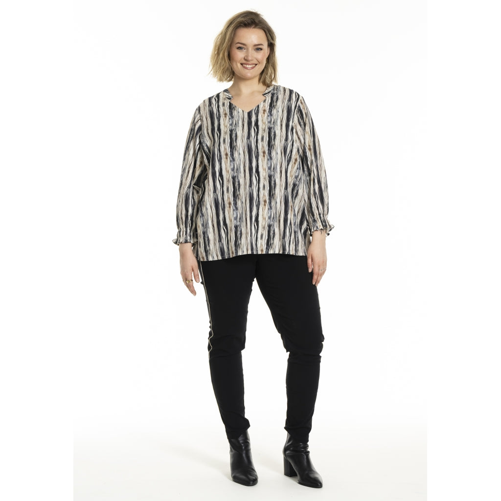 Gozzip Woman GBerit Blouse Blouse Navy stripe