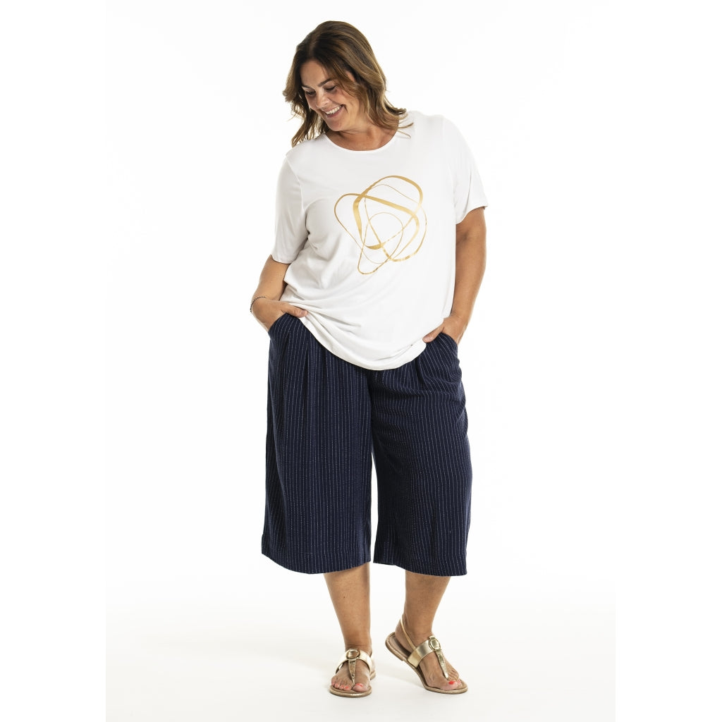 Gozzip Woman GBirka T-Shirt with print T-Shirt White