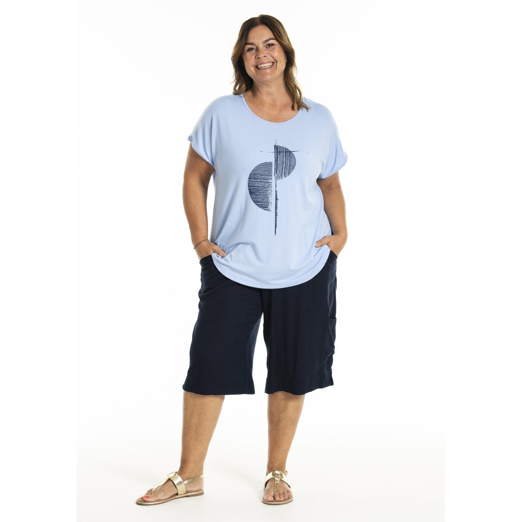 Gozzip Woman GDunga Long shorts Shorts Navy