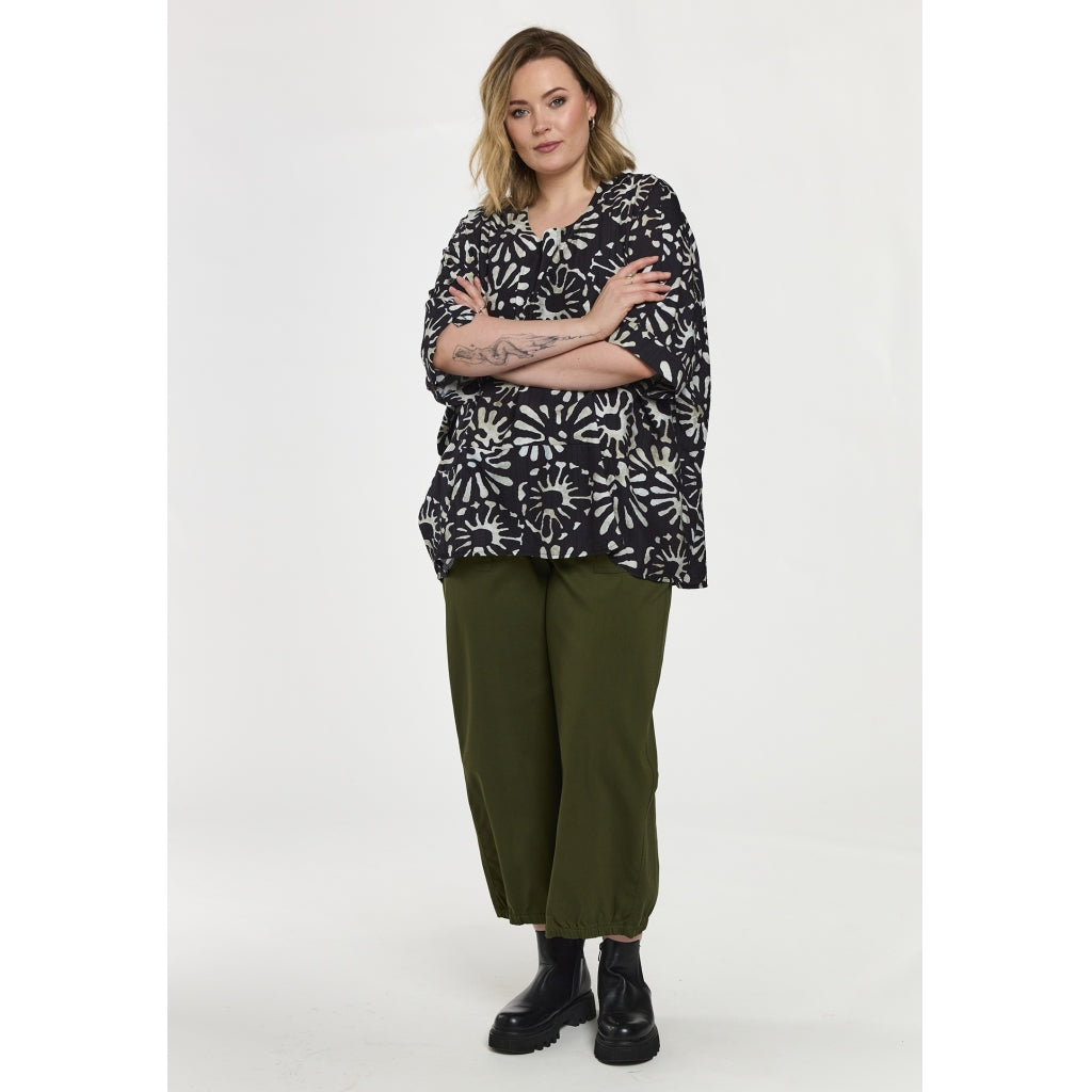 Gozzip Woman GElissa Oversize Blouse Oversize Blouse Black