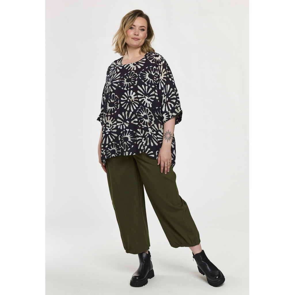 Gozzip Woman GElissa Oversize Blouse Oversize Blouse Black