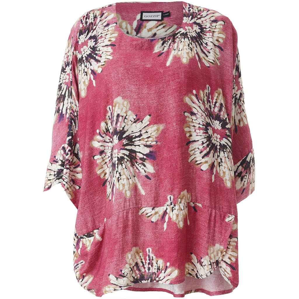 Gozzip Woman GElissa Oversize Blouse Oversize Blouse Multi Colour