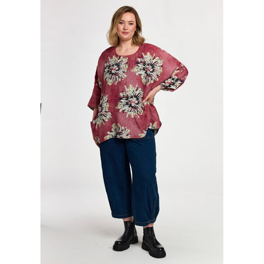 Gozzip Woman GElissa Oversize Blouse Oversize Blouse Multi Colour