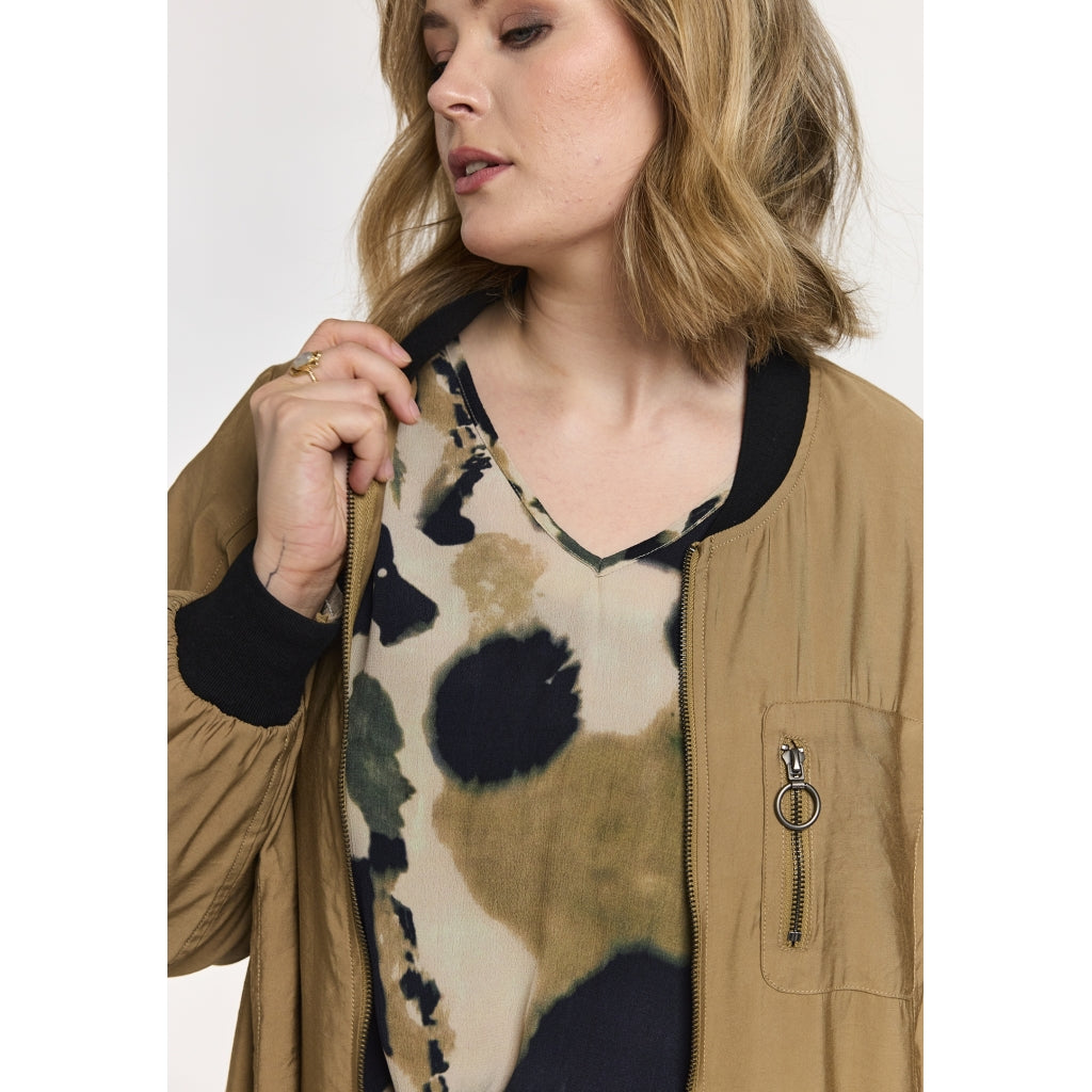 Gozzip Woman GEllinor Cardigan Cardigan Camel