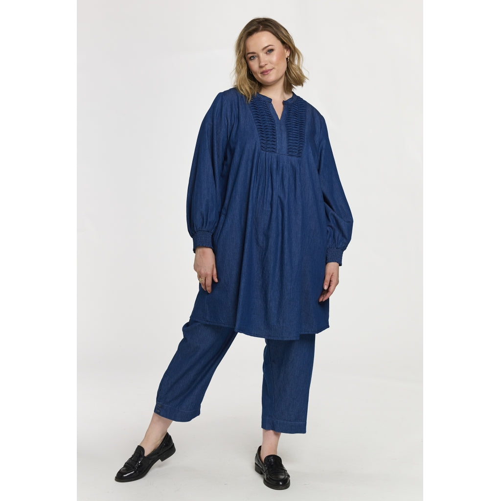 Gozzip Woman GEmilia Denim Tunic Tunic Denim Blue