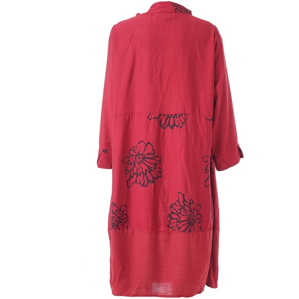 Gozzip Woman GEmilie Dress Dress Deep red