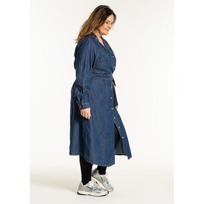 Gozzip Woman GEvelyn Dress Dress Dark blue denim