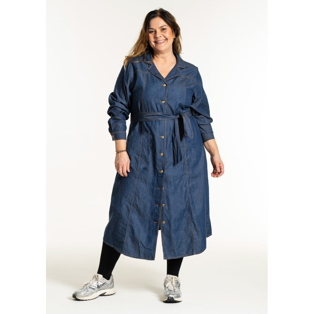 Gozzip Woman GEvelyn Dress Dress Dark blue denim