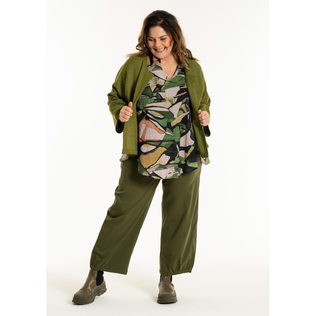 Gozzip Woman GFiva Cardigan Cardigan Olive