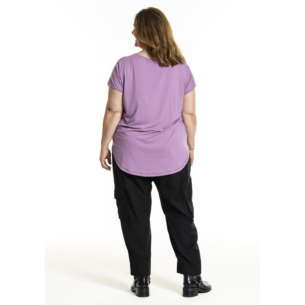 Gozzip Woman GGitte T-shirt with print T-Shirt Orchid
