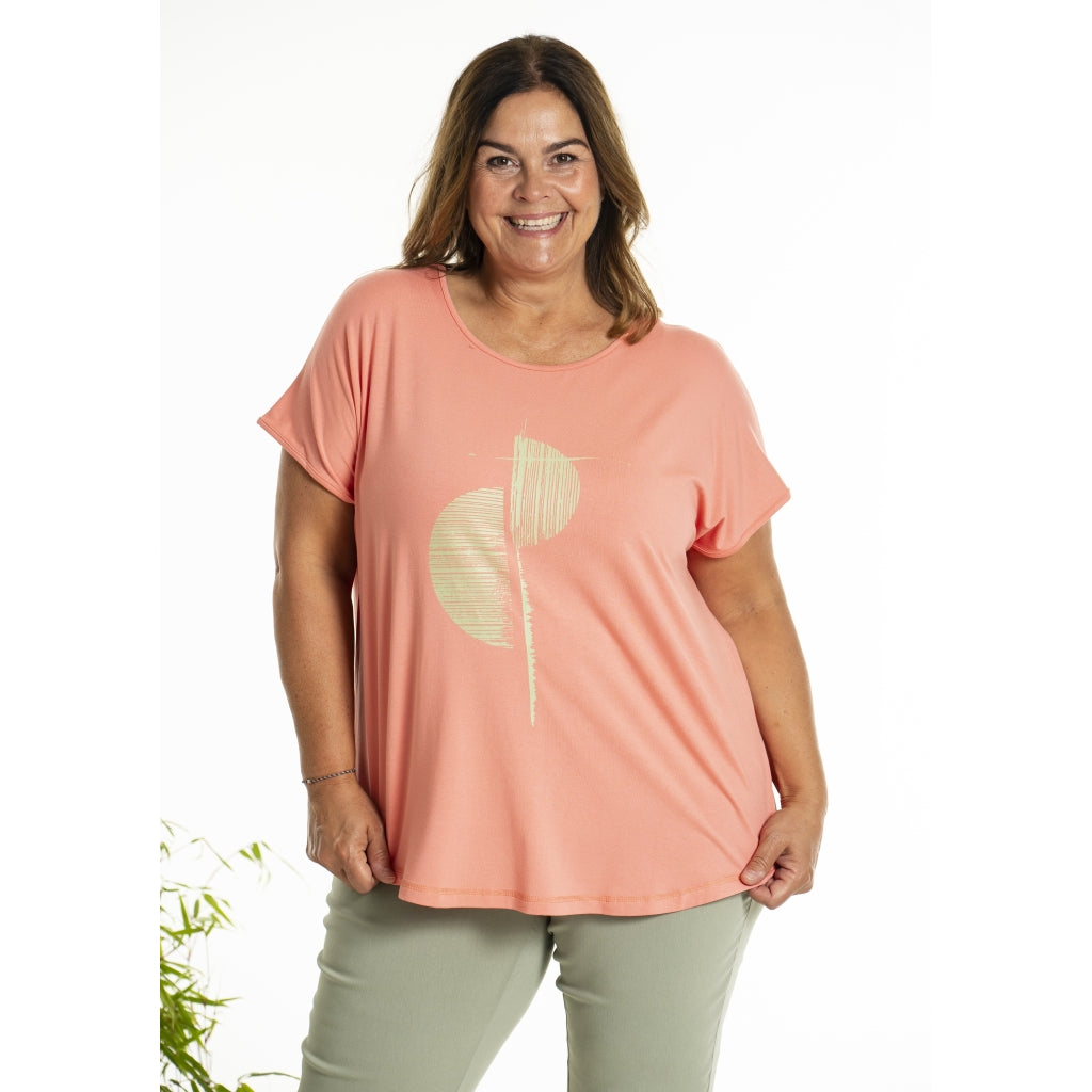 Gozzip Woman GGitte T-shirt with print T-Shirt Dahlia