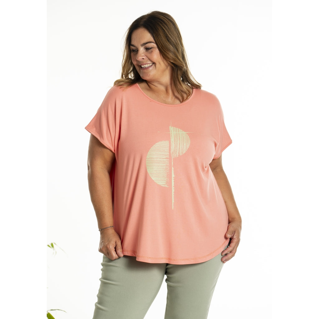 Gozzip Woman GGitte T-shirt with print T-Shirt Dahlia