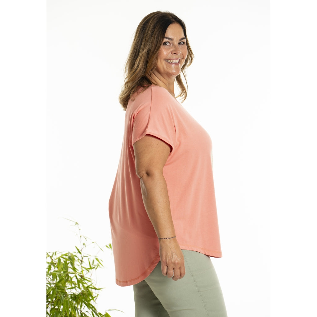 Gozzip Woman GGitte T-shirt with print T-Shirt Dahlia