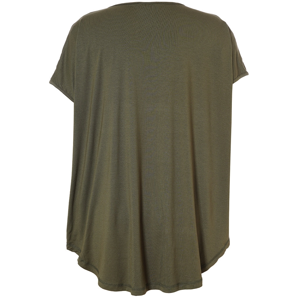 Gozzip Woman GGitte T-shirt with print T-Shirt Olive
