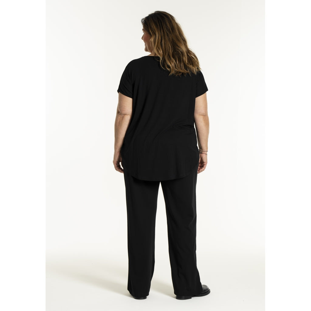 Gozzip Woman GGitte T-shirt with print T-Shirt Black