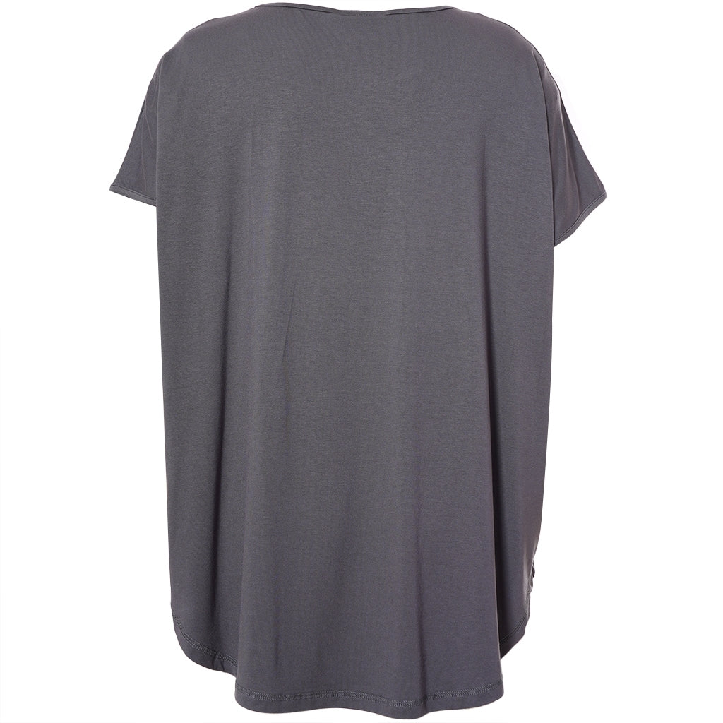 Gozzip Woman GGitte T-shirt with print T-Shirt Charcoal