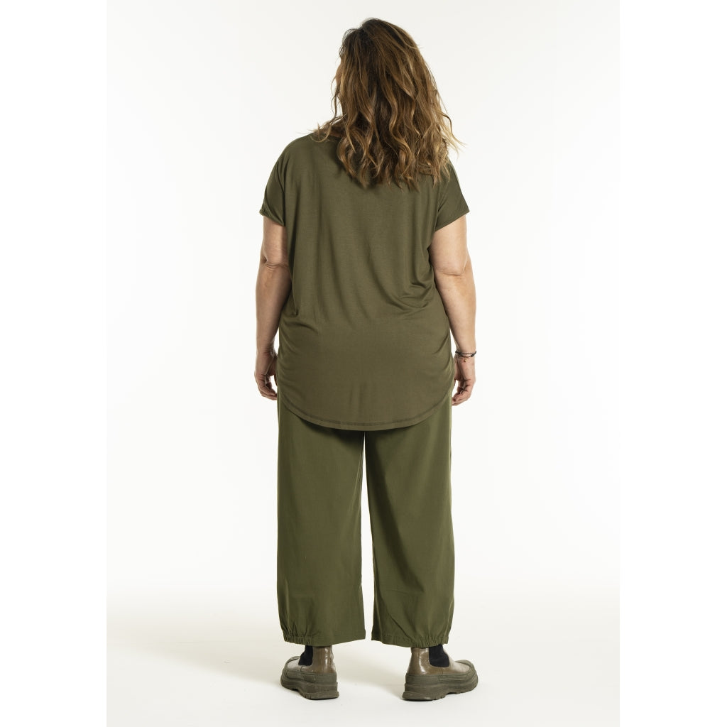Gozzip Woman GGitte T-shirt with print T-Shirt Olive
