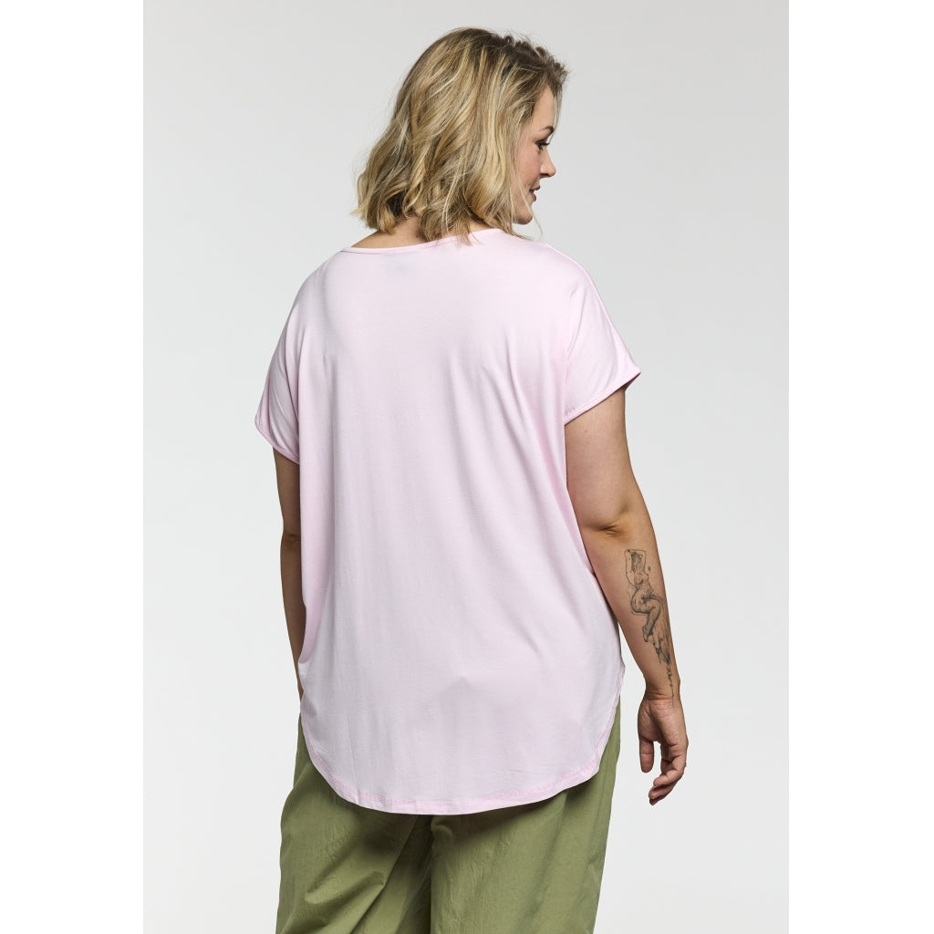 Gozzip Woman GGitte T-shirt with print T-Shirt Rose
