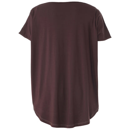 Gozzip Woman GGitte T-shirt with print T-Shirt Brown