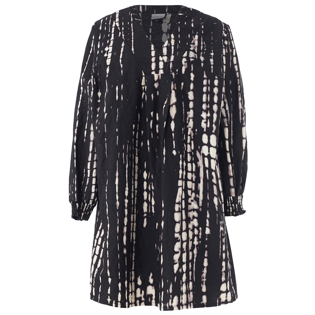 Gozzip Woman GGrace Tunic Tunic Black with sand animal