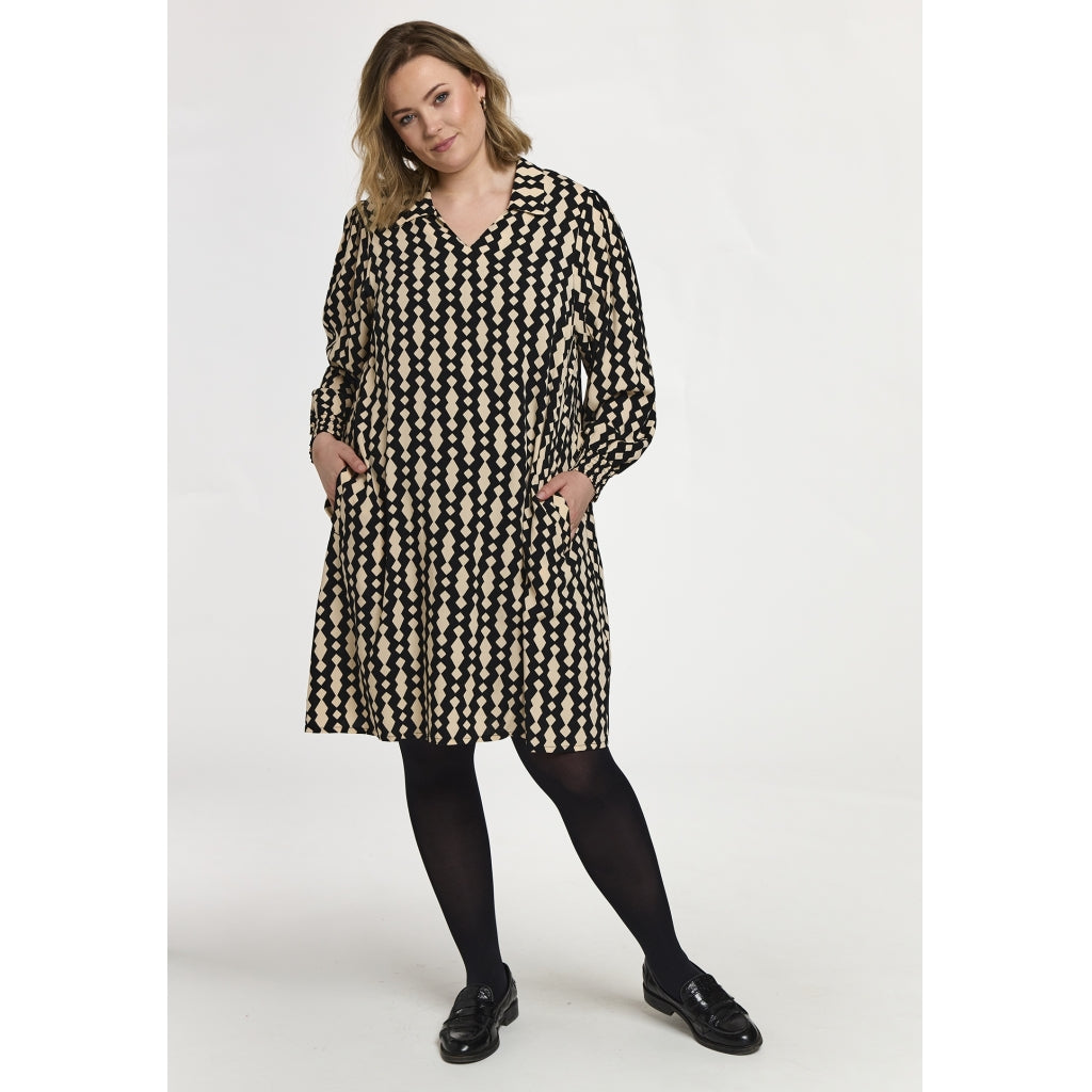 Gozzip Woman GGyda Tunic Tunic Black/Offwhite