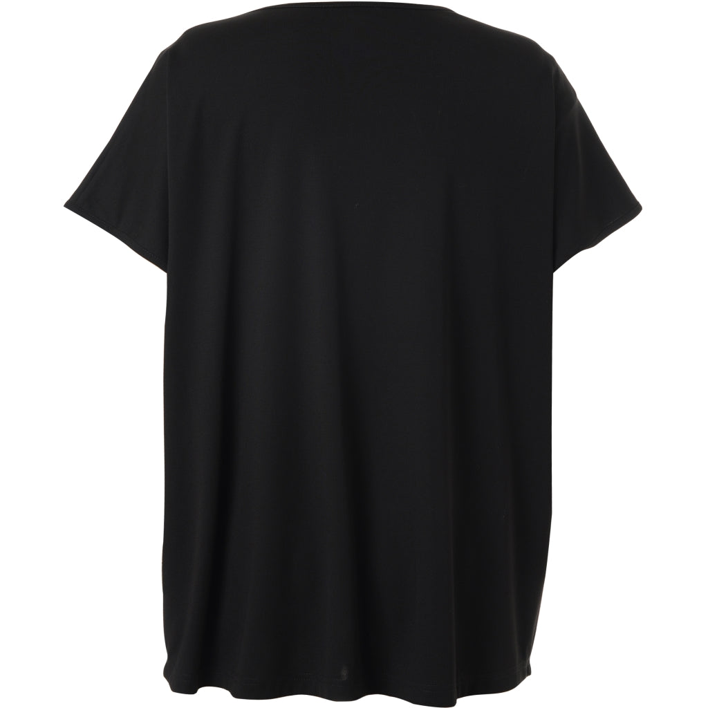 Gozzip Woman GHensia T-Shirt w print T-Shirt Black