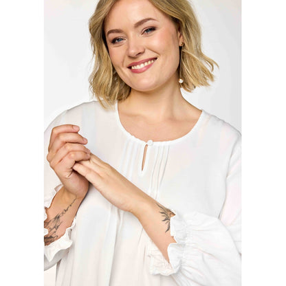 Gozzip Woman GIben Blouse Blouse Offwhite