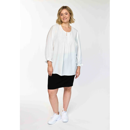 Gozzip Woman GIben Blouse Blouse Offwhite