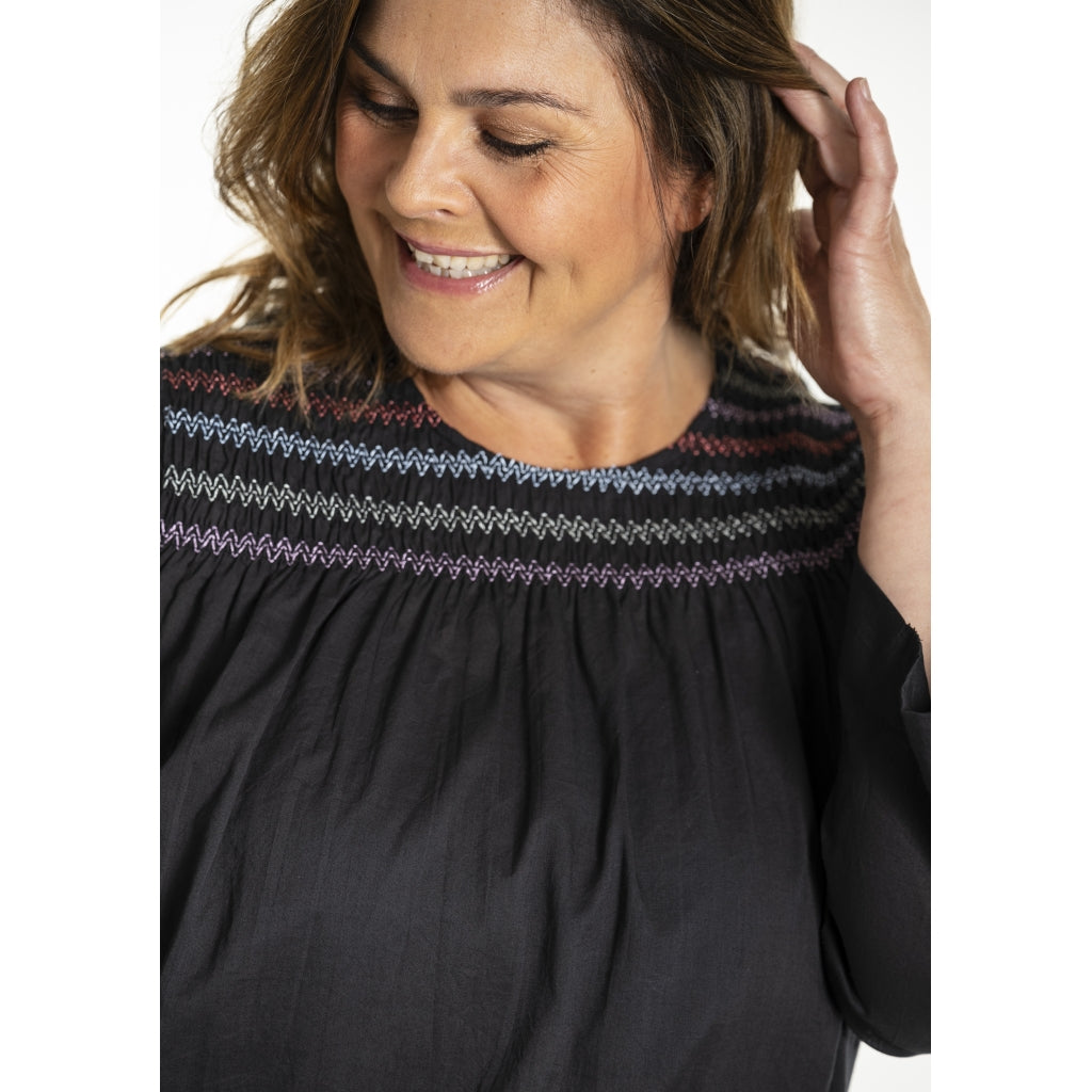 Gozzip Woman GIngfred Blouse Blouse Black