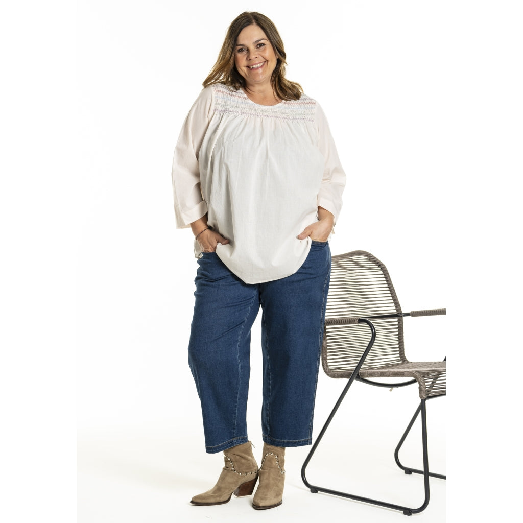 Gozzip Woman GIngfred Blouse Blouse Off-White