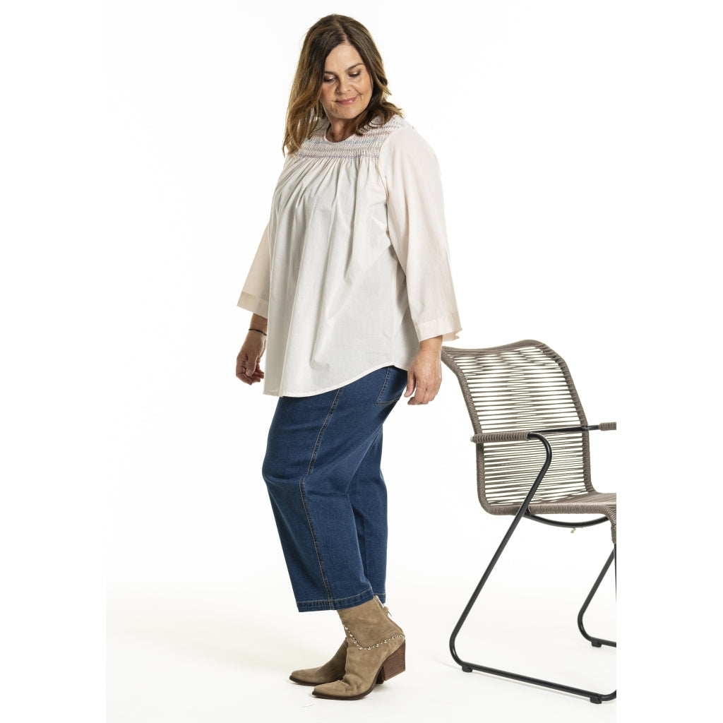 Gozzip Woman GIngfred Blouse Blouse Off-White