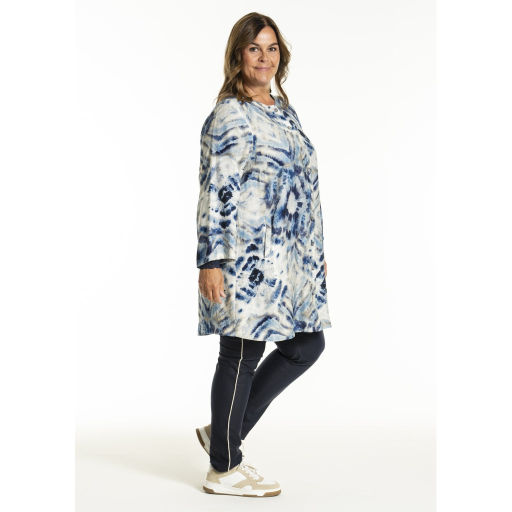 Gozzip Woman GJana Tunic Tunic Blue print
