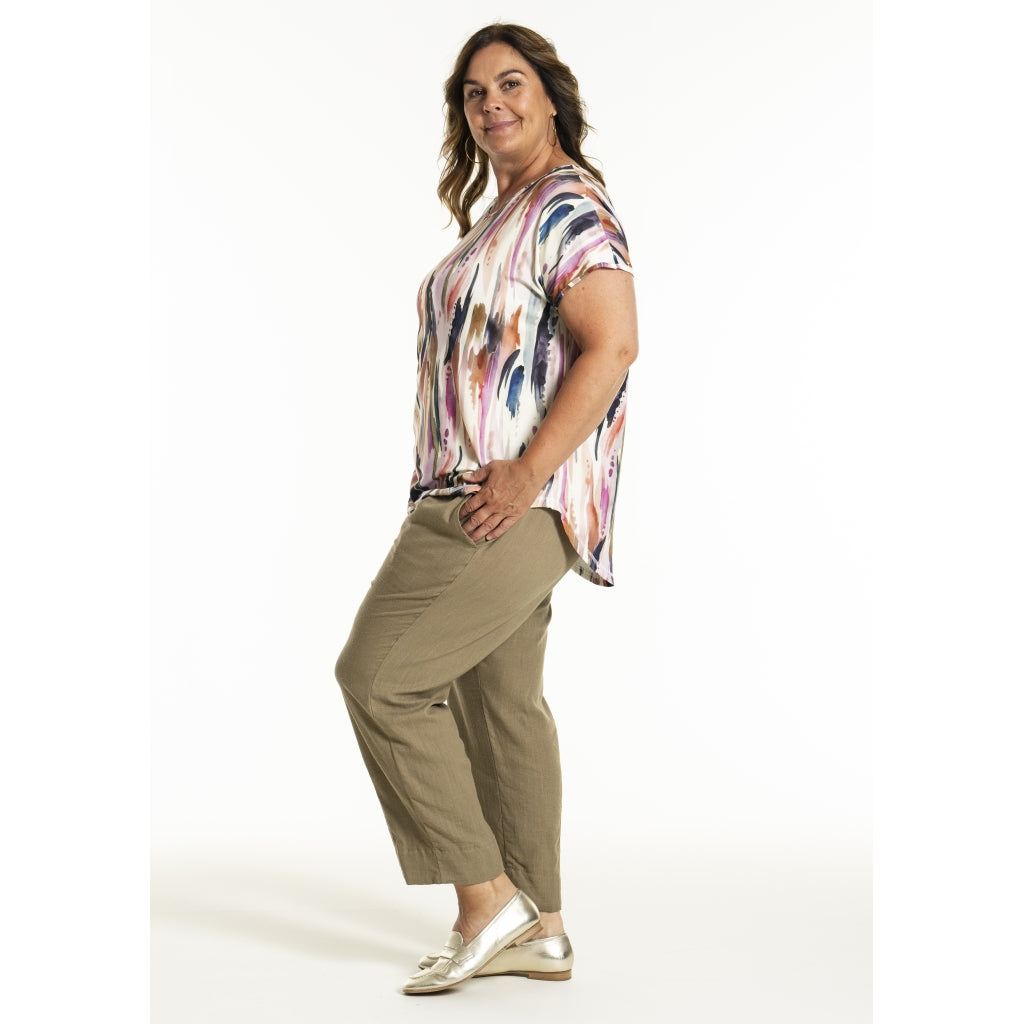 Gozzip Woman GJanni Pants Pants Clay