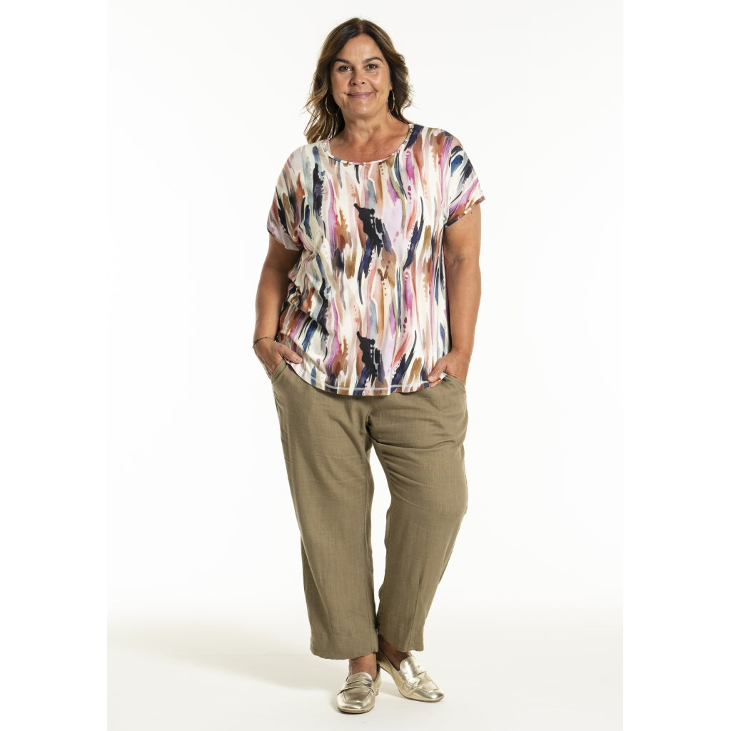 Gozzip Woman GJanni Pants Pants Clay