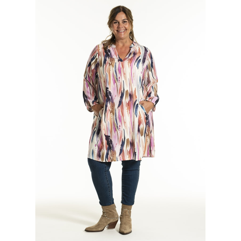 Gozzip Woman GJeana Tunic Tunic Multi color print